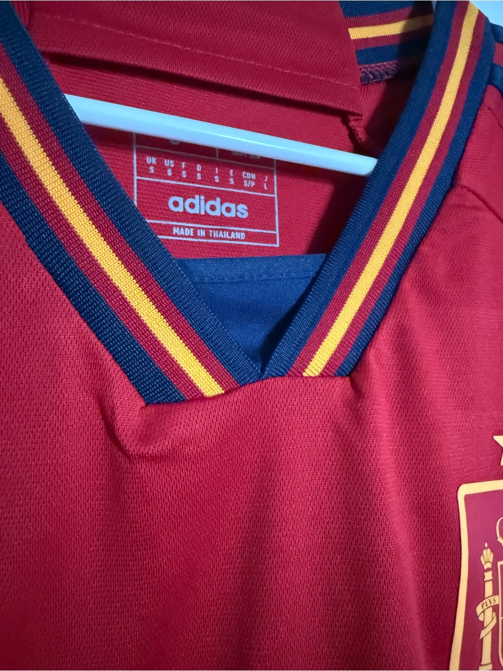 FIFA World Cup Vintage Spain soccer Jersey Small - Picture 3 of 3